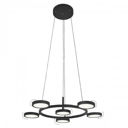 Подвесная светодиодная люстра Crystal Lux CLT 027C6 D700 BL Подвесная светодиодная люстра Crystal Lux CLT 027C6 D700 BL