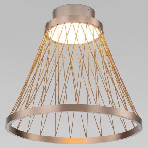 Потолочный светильник Eurosvet Cesta 40018/1 LED коричневый Потолочный светильник Eurosvet Cesta 40018/1 LED коричневый