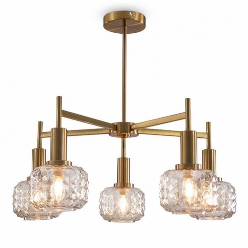 Люстра на штанге Freya Fero FR5366CL-05BS