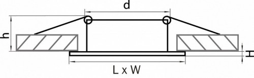 Встраиваемый светильник Lightstar Lega 16 011037 Встраиваемый светильник Lightstar Lega 16 011037