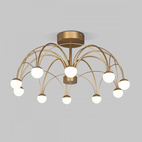 Потолочная светодиодная люстра Eurosvet Ragno 90031/10 LED золото