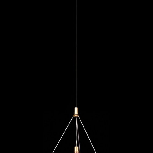 Подвесной светильник Chantale LE3027/1S GD/PU Подвесной светильник Chantale LE3027/1S GD/PU