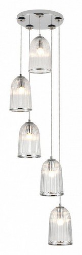 Подвесной светильник Indigo Lucido 11046/5P Chrome