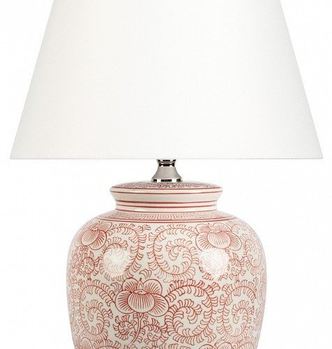 Интерьерная настольная лампа Orchid 10491T Red