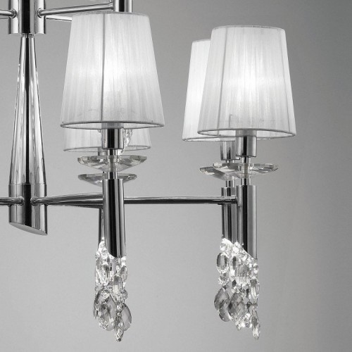 Подвесная люстра Mantra Tiffany Chrome 3850