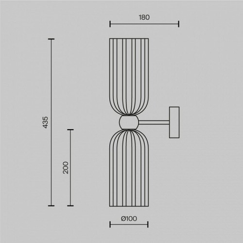 Бра Maytoni Antic MOD302WL-02GR