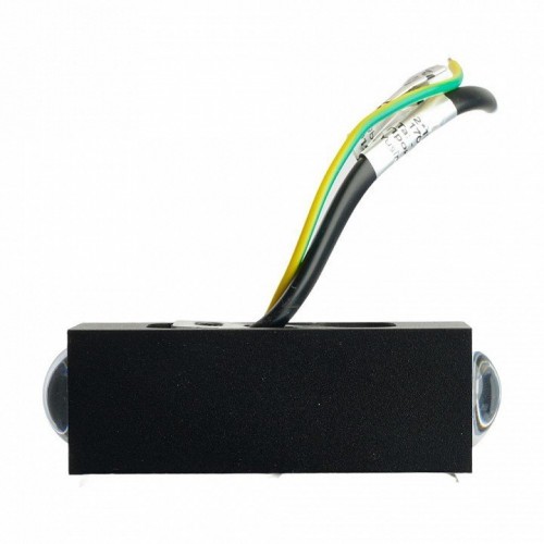 Светодиодный светильник стационарный Feron AL52 2*1W 3000K черный 51136