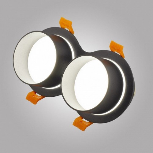 Встраиваемый светильник AM-Group АМ 472/2 AM472/2-BK