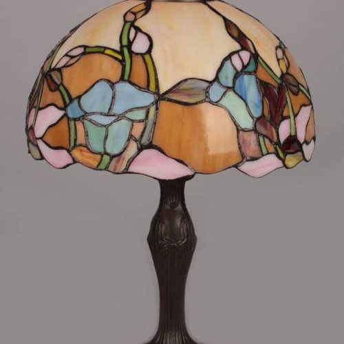 Настольная лампа в стиле Тиффани Omnilux OML-80904-01 Настольная лампа в стиле Тиффани Omnilux OML-80904-01