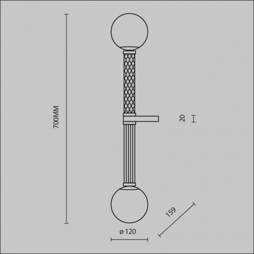 Бра Maytoni Teatro MOD287WL-02BS Бра Maytoni Teatro MOD287WL-02BS