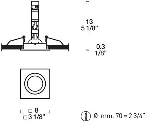 Точечный светильник Leucos SD 0 301326360007