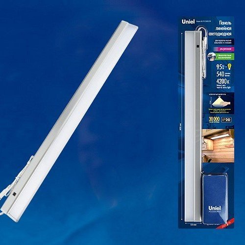 Мебельный светодиодный светильник (UL-00002884) Uniel ULI-F41-9,5W4200K/DIM Sensor IP20 Silver