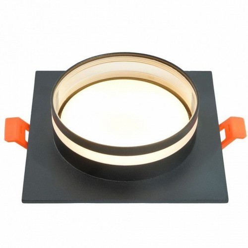 Светильник встраиваемый Feron DL503 LUNA потолочный GX53 черный квадрат 51092