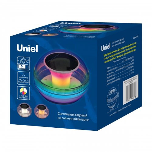 Светильник на солнечных батареях Uniel USL-S-824/PT100 Pool Light UL-00011597 Светильник на солнечных батареях Uniel USL-S-824/PT100 Pool Light UL-00011597
