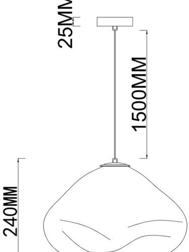 Подвесной светильник Wertmark Isola WE219.03.103