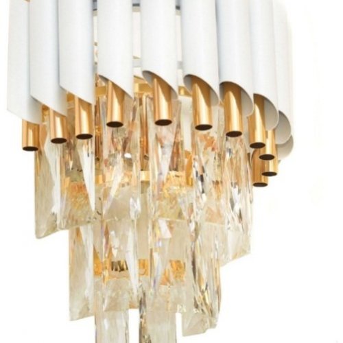 Настенный светильник Lumina Deco Funneli LDW 6003-2 WT+F.GD Настенный светильник Lumina Deco Funneli LDW 6003-2 WT+F.GD