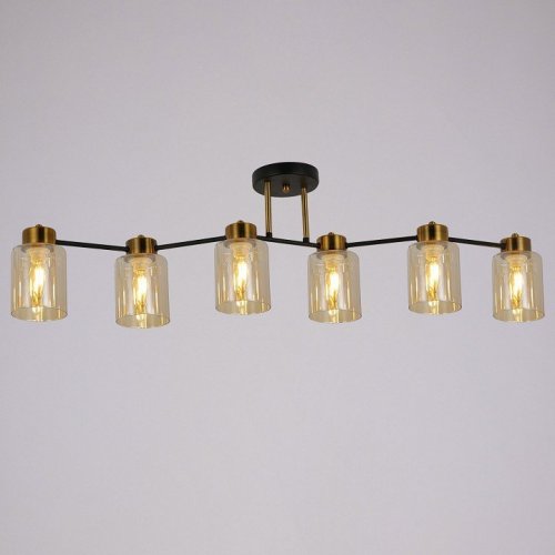 Светильник на штанге ILLUMICO Qui IL6111-6COU-79 BK GD Qui Светильник на штанге ILLUMICO Qui IL6111-6COU-79 BK GD Qui