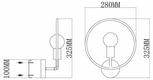 Бра Moderli Sachara V11581-1W