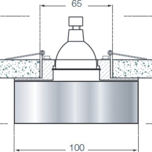 Точечный светильник Donolux Downlight DL135CH/White