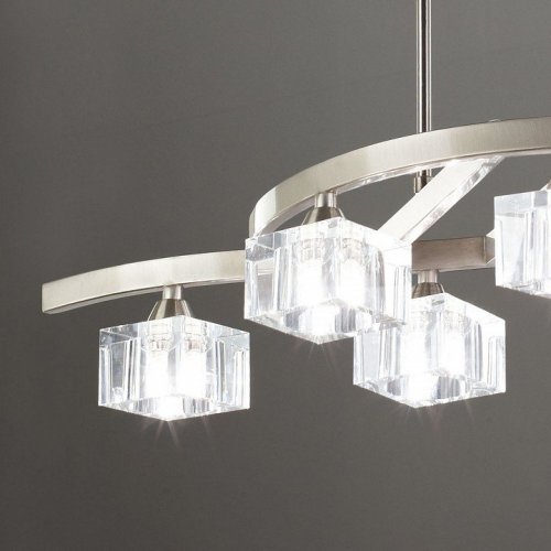 Подвесной светильник Mantra Cuadrax Sn Optical Glass 1115