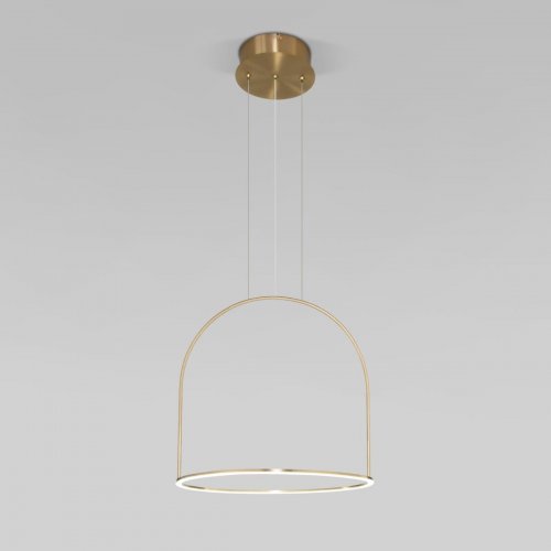 Подвесной светодиодный светильник Eurosvet Over 90322/1 латунь