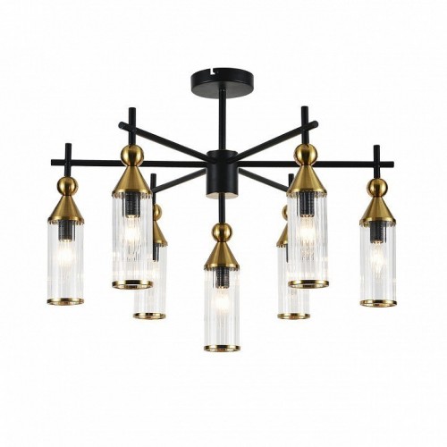 Люстра на штанге Indigo Torazzo 13037/7R Black