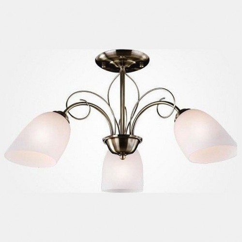 Потолочная люстра Eurosvet 30107/3 античная бронза Потолочная люстра Eurosvet 30107/3 античная бронза