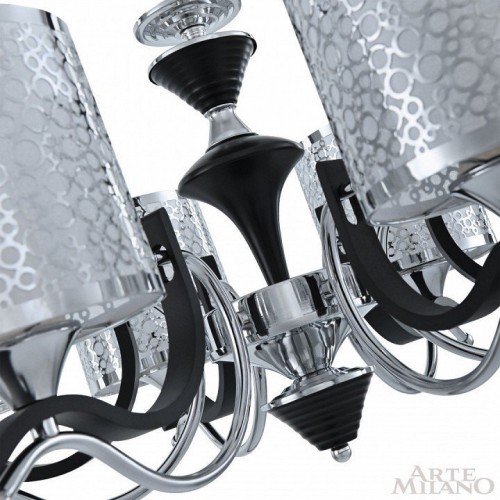 Подвесная люстра Arte Milano Florentia-6787 306787/6 Bk/Ni Подвесная люстра Arte Milano Florentia-6787 306787/6 Bk/Ni