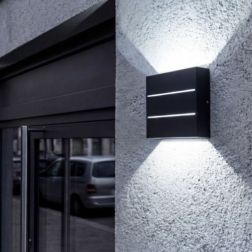 Уличный настенный светильник Uniel ULU-P31B-4W/4000K IP65 BLACK UL-00013619