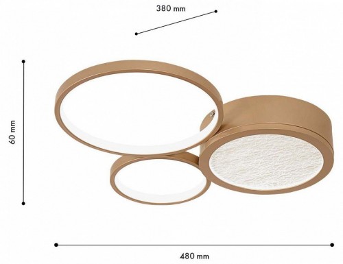 Потолочный светодиодный светильник F-Promo Campus 4681-3C Потолочный светодиодный светильник F-Promo Campus 4681-3C