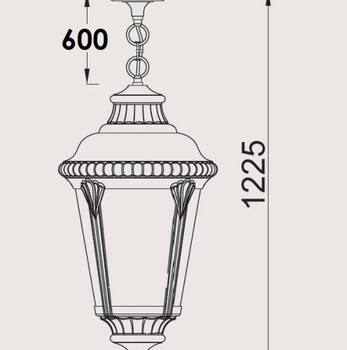 Уличный светильник подвесной Oasis Light MUNICH 2М 79755М Gb Уличный светильник подвесной Oasis Light MUNICH 2М 79755М Gb