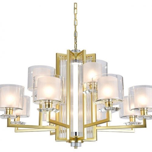 Подвесная люстра Newport ALEXANDRA 4408+4/C mat.gold Подвесная люстра Newport ALEXANDRA 4408+4/C mat.gold