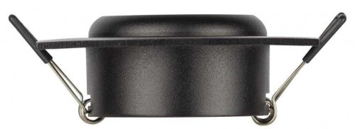 Светильник встраиваемый алюминиевый ЭРА KL110 BK под лампу MR16 GU5.3 черный матовый Б0061530