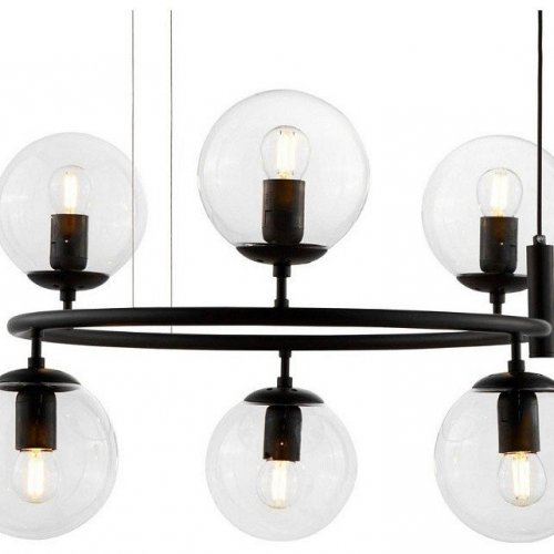 Подвесная люстра Lumina Deco LDP 6034-6 RND BK