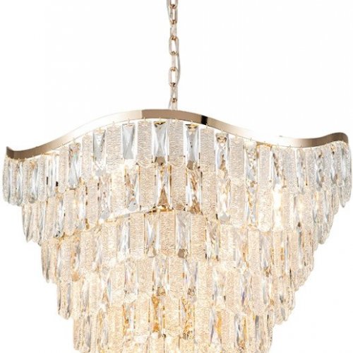 Подвесная люстра Indigo AMBRA 12030/13P Gold V000395