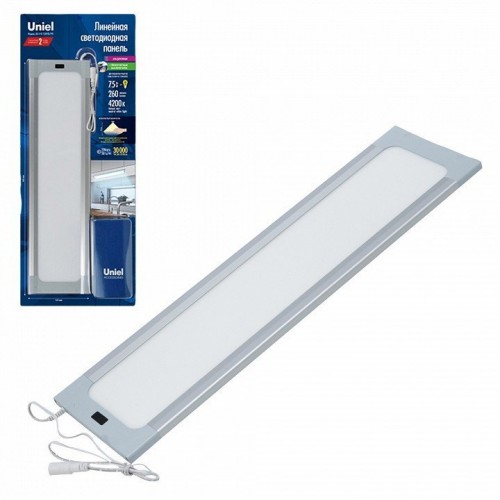 Мебельный светодиодный светильник (UL-00002885) Uniel ULI-F42-7,5W/4200K/DIM Sensor IP20 Silver