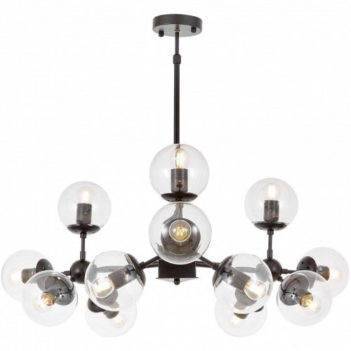 Потолочная люстра Lumina Deco Zodiak LDP 160-12 BK+PR