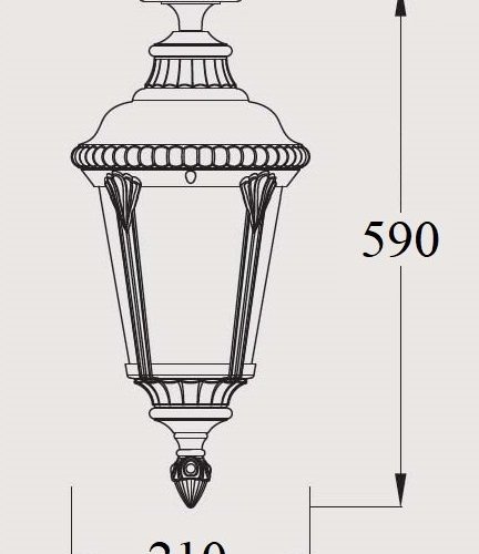 Потолочный светильник уличный Oasis Light MUNICH 2S 79755SA Bl