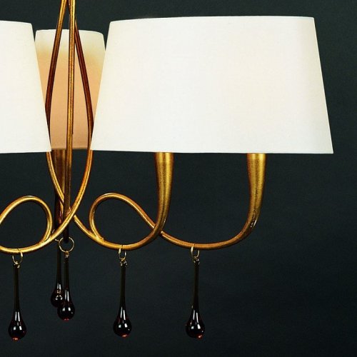Подвесная люстра Mantra Paola Painted Gold 3540 Подвесная люстра Mantra Paola Painted Gold 3540