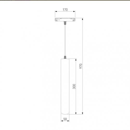 Трековый светодиодный светильник Elektrostandard Slim Magnetic 85014/01 a057202
