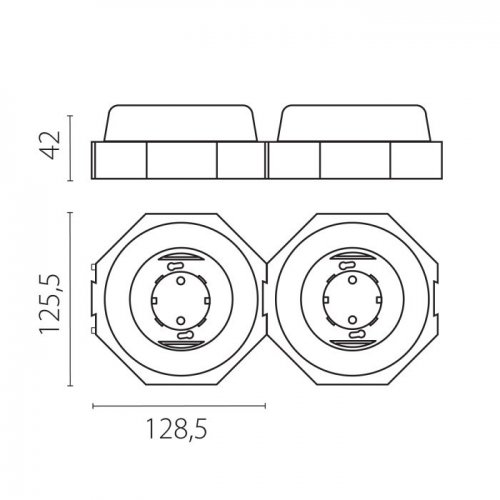 Точечный светильник Tensio 212000