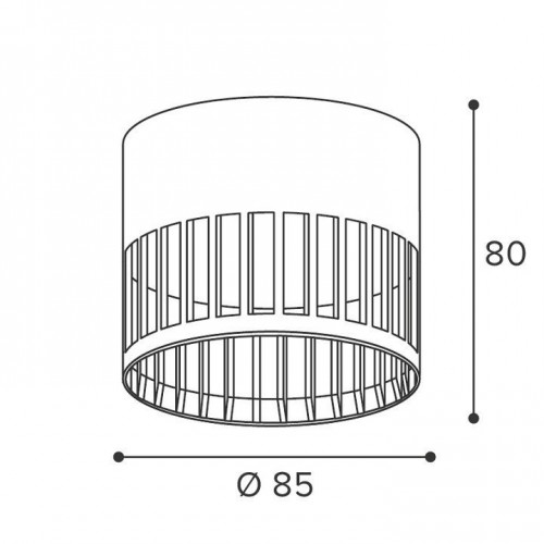 Накладной светильник Wolta PORTA WSL-GX53/19B