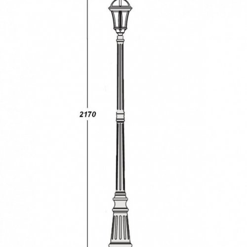 Наземный фонарь Oasis Light 95209S Gb