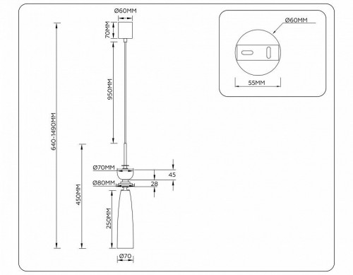 Подвесной светильник High Light LH75365 Подвесной светильник High Light LH75365