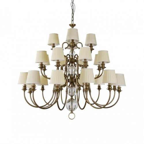 Подвесная люстра 3100 31010+12/C black brass без абажуров