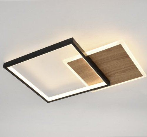 Потолочная люстра  Ferre CLL-1-60-RC BK +Wood