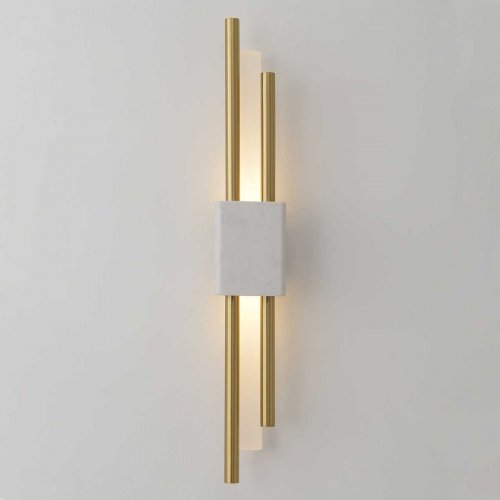 Бра Crystal Lux CARTA AP6W LED WHITE/BRASS