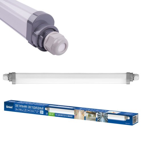Линейный светодиодный светильник Uniel ULO-T20-18W/6500K/L60 IP65 GREY LINKABLE UL-00013710