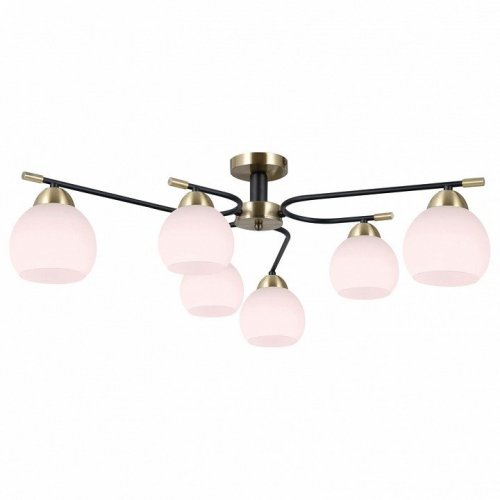 Потолочная люстра Illumico IL0638-6CSQ-24 AB BK LIBRA Потолочная люстра Illumico IL0638-6CSQ-24 AB BK LIBRA