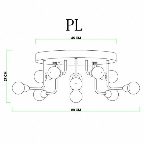 Потолочная люстра Divinare Dallas 3360/15 PL-11